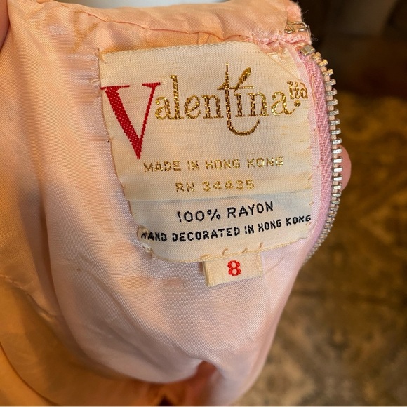 Valentina Ltd • 1960s Pink Beaded Cocktail Sheath • Vintage Mad Men Era • XS - Picture 10 of 10